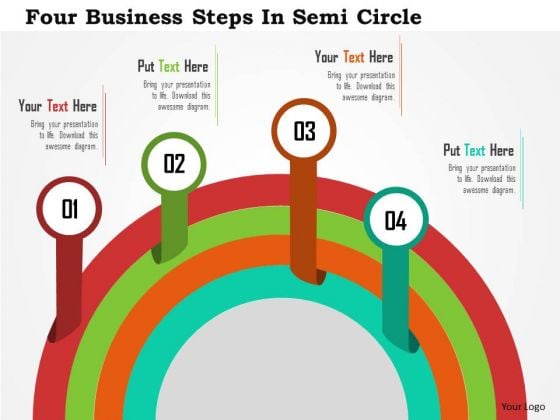 Business Diagram Four Business Steps In Semi Circle Presentation Template Business Diagram Four Business Steps In Semi Circle Presentation Template