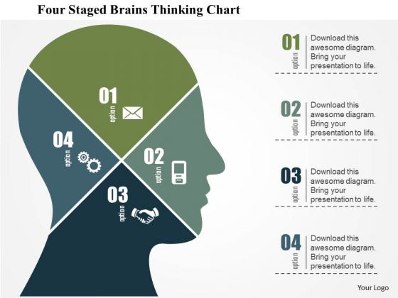 Business Diagram Four Staged Brains Thinking Chart Presentation Template Business Diagram Four Staged Brains Thinking Chart Presentation Template