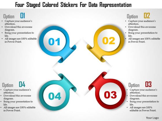 Business Diagram Four Staged Colored Stickers For Data Representation Presentation Template Business Diagram Four Staged Colored Stickers For Data Representation Presentation Template