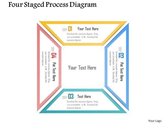 Business Diagram Four Staged Process Diagram Presentation Template Business Diagram Four Staged Process Diagram Presentation Template