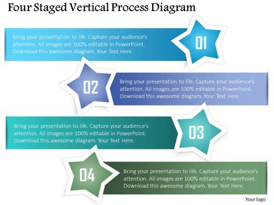 Business Diagram Four Staged Vertical Process Diagram Presentation Template Business Diagram Four Staged Vertical Process Diagram Presentation Template