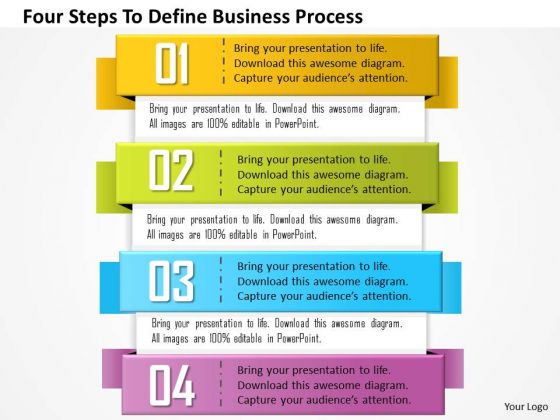 Business Diagram Four Steps To Define Business Process Presentation Template Business Diagram Four Steps To Define Business Process Presentation Template