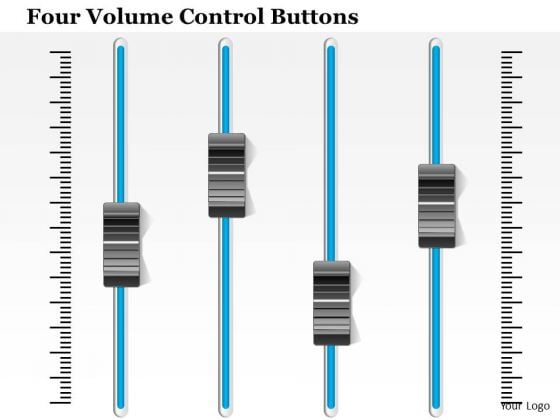 Business Diagram Four Volume Control Buttons Presentation Template Business Diagram Four Volume Control Buttons Presentation Template
