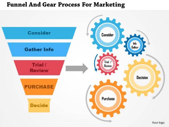 Business Diagram Funnel And Gear Process For Marketing Presentation Template Business Diagram Funnel And Gear Process For Marketing Presentation Template