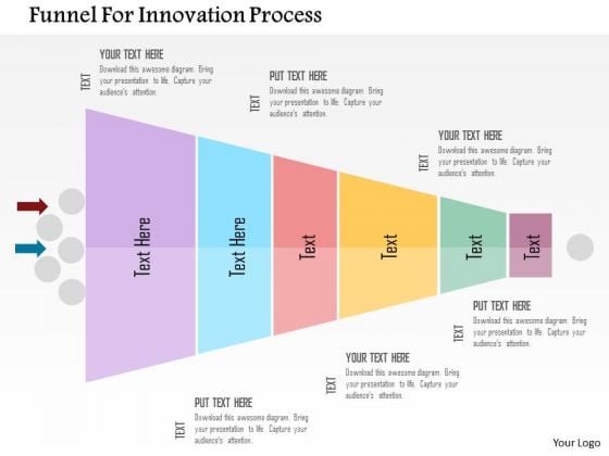 Business Diagram Funnel For Innovation Process Presentation Template