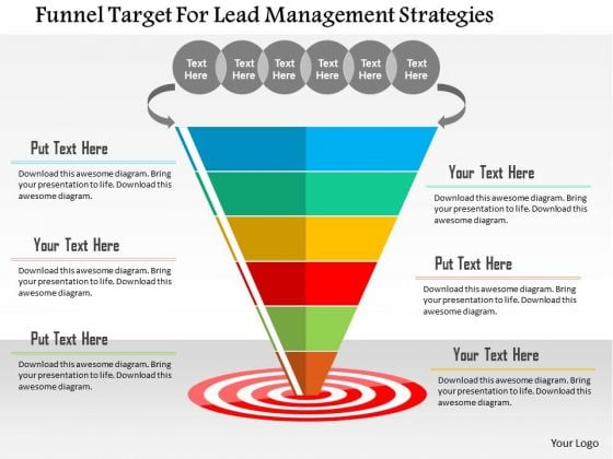 Business Diagram Funnel Target For Lead Management Strategies Presentation Template Business Diagram Funnel Target For Lead Management Strategies Presentation Template