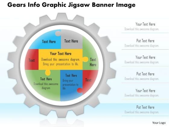 Business Diagram Gears Info Graphic Jigsaw Banner Image Presentation Template Business Diagram Gears Info Graphic Jigsaw Banner Image Presentation Template