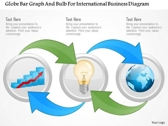 Business Diagram Globe Bar Graph And Bulb For International Business Diagram Presentation Template Business Diagram Globe Bar Graph And Bulb For International Business Diagram Presentation Template