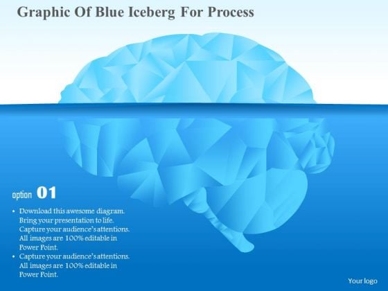 Business Diagram Graphic Of Blue Iceberg For Process Presentation Template Business Diagram Graphic Of Blue Iceberg For Process Presentation Template
