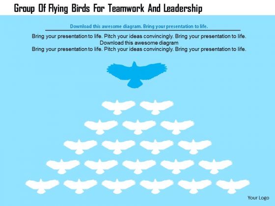 Business Diagram Group Of Flying Birds For Teamwork And Leadership Presentation Template Business Diagram Group Of Flying Birds For Teamwork And Leadership Presentation Template