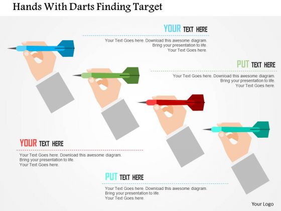 Business Diagram Hands With Darts Finding Target Presentation Template Business Diagram Hands With Darts Finding Target Presentation Template