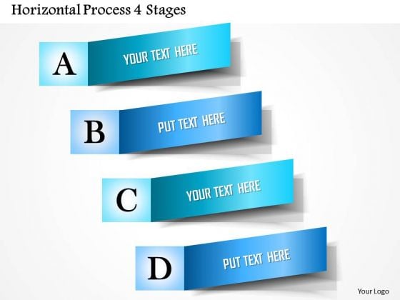 Business Diagram Horizontal Process 4 Stages Presentation Template Business Diagram Horizontal Process 4 Stages Presentation Template