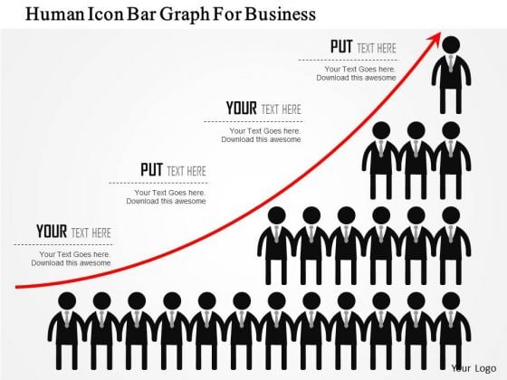 Business Diagram Human Icon Bar Graph For Business Presentation Template Business Diagram Human Icon Bar Graph For Business Presentation Template