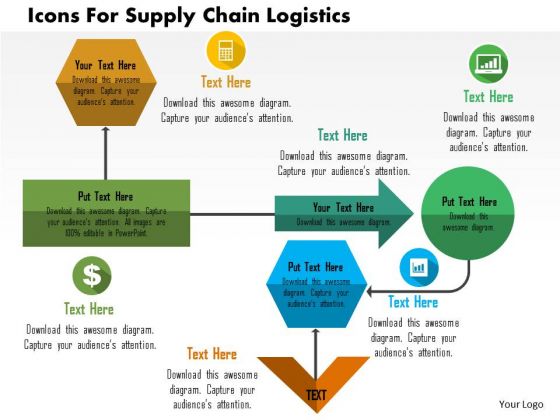 Business Diagram Icons For Supply Chain Logistics Presentation Template Business Diagram Icons For Supply Chain Logistics Presentation Template