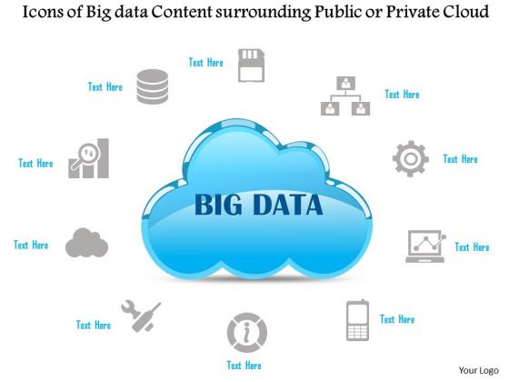Business Diagram Icons Of Big Data Content Surrounding A Public Of Private Cloud Ppt Slide Business Diagram Icons Of Big Data Content Surrounding A Public Of Private Cloud Ppt Slide