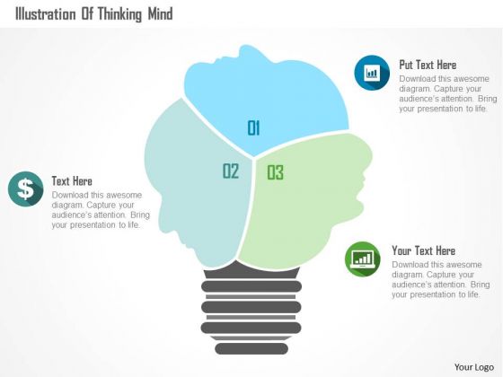 Business Diagram Illustration Of Thinking Mind Presentation Template Business Diagram Illustration Of Thinking Mind Presentation Template