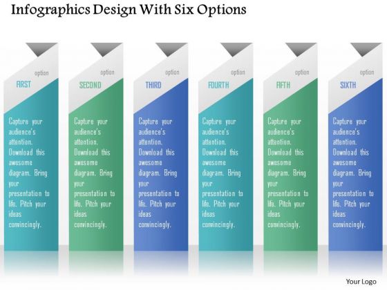Business Diagram Infographics Design With Six Options Presentation Template Business Diagram Infographics Design With Six Options Presentation Template