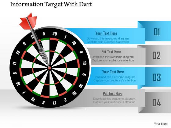 Business Diagram Information Target With Dart Presentation Template Business Diagram Information Target With Dart Presentation Template