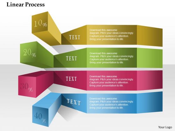 Business Diagram Linear Process Text Percentage Presentation Template Business Diagram Linear Process Text Percentage Presentation Template
