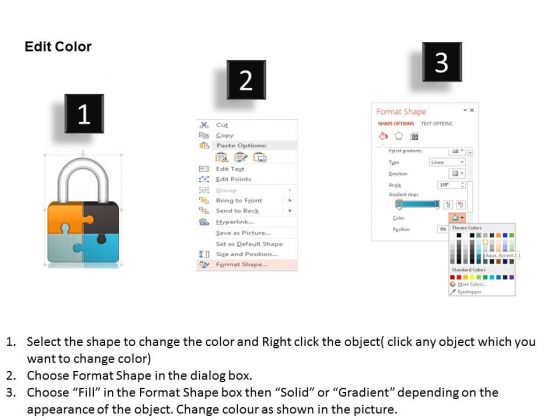 business_diagram_lock_with_puzzle_strategy_concept_presentation_template_3