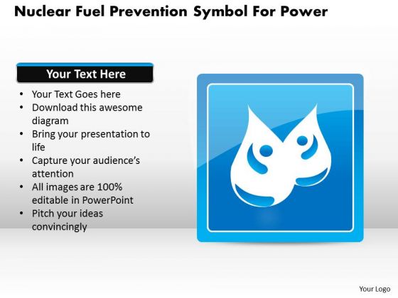 Business Diagram Nuclear Fuel Prevention Symbol For Power Presentation Template Business Diagram Nuclear Fuel Prevention Symbol For Power Presentation Template
