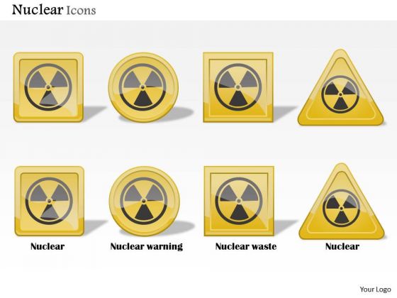 Business Diagram Nuclear Icons Showing Warning Waste Alarm Toxic Presentation Template Business Diagram Nuclear Icons Showing Warning Waste Alarm Toxic Presentation Template