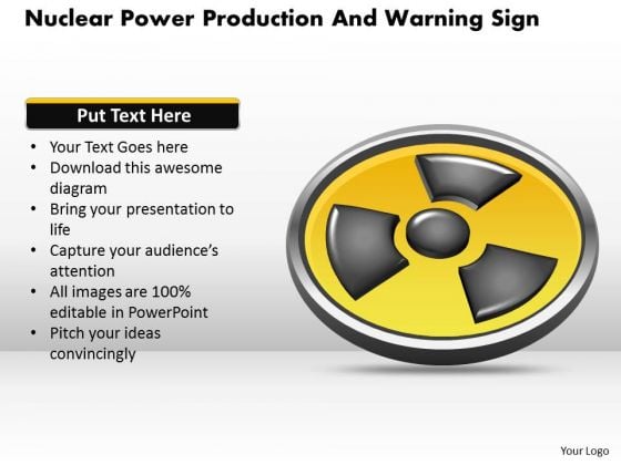 Business Diagram Nuclear Power Production And Warning Sign Presentation Template Business Diagram Nuclear Power Production And Warning Sign Presentation Template