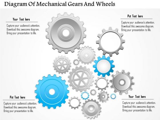 Business Diagram Of Mechanical Gears And Wheels Presentation Template Business Diagram Of Mechanical Gears And Wheels Presentation Template