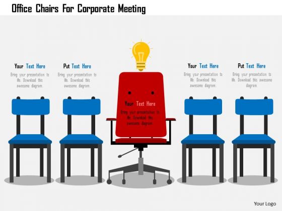 Business Diagram Office Chairs For Corporate Meeting Presentation Template Business Diagram Office Chairs For Corporate Meeting Presentation Template