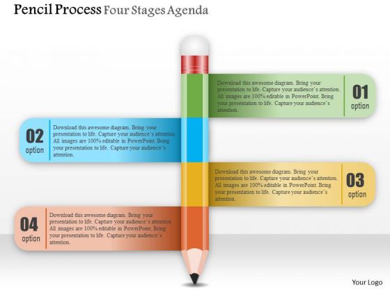 Business Diagram Pencil Process Four Stages Agenda Presentation Template Business Diagram Pencil Process Four Stages Agenda Presentation Template