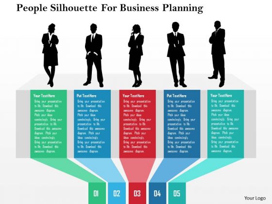 Business Diagram People Silhouette For Business Planning Presentation Template Business Diagram People Silhouette For Business Planning Presentation Template