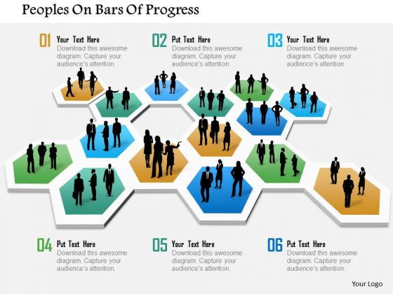 Business Diagram Peoples On Bars Of Progress Presentation Template Business Diagram Peoples On Bars Of Progress Presentation Template