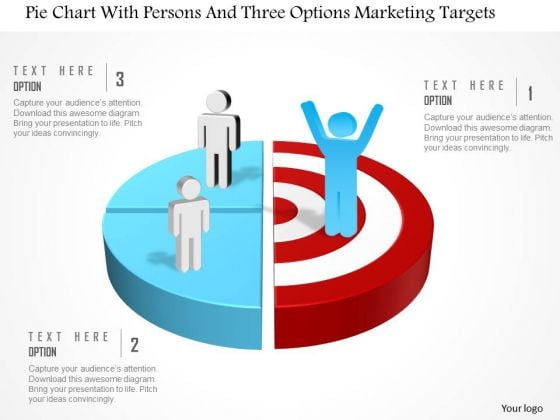 Business Diagram Pie Chart With Persons And Three Options Marketing Targets Presentation Template Business Diagram Pie Chart With Persons And Three Options Marketing Targets Presentation Template