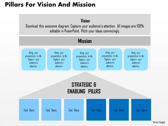 Business Diagram Pillars For Vision And Mission Presentation Template Business Diagram Pillars For Vision And Mission Presentation Template