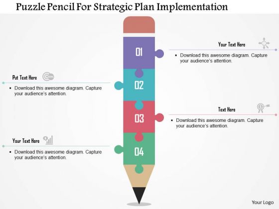 Business Diagram Puzzle Pencil For-strategic Plan Implementation Presentation Template Business Diagram Puzzle Pencil For-strategic Plan Implementation Presentation Template