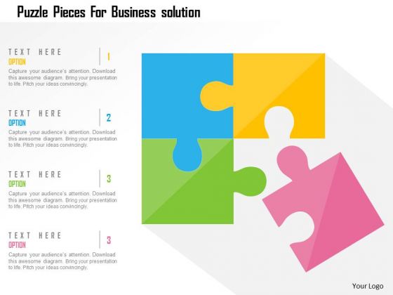 Business Diagram Puzzle Pieces For Business Solution Presentation Template Business Diagram Puzzle Pieces For Business Solution Presentation Template