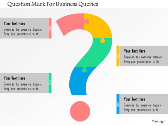 Business Diagram Question Mark For Business Queries Presentation Template Business Diagram Question Mark For Business Queries Presentation Template