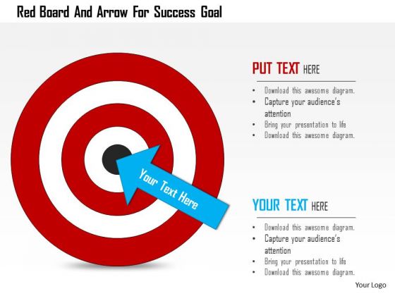 Business Diagram Red Board And Arrow For Success Goal Presentation Template Business Diagram Red Board And Arrow For Success Goal Presentation Template