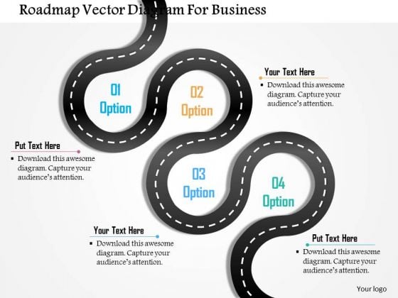 Business Diagram Roadmap Vector Diagram For Business Presentation Template Business Diagram Roadmap Vector Diagram For Business Presentation Template