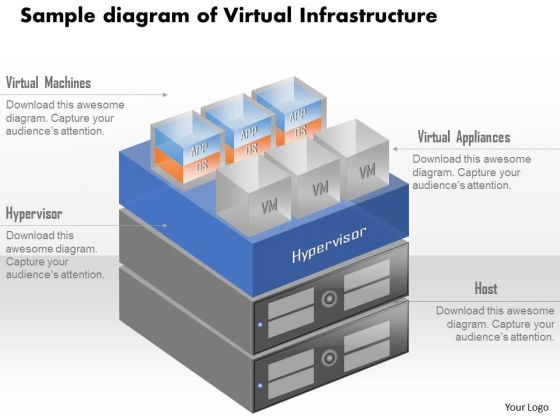 Business Diagram Sample Diagram Of Virtual Infrastructure With Vms Running On Hardware Ppt Slide Business Diagram Sample Diagram Of Virtual Infrastructure With Vms Running On Hardware Ppt Slide