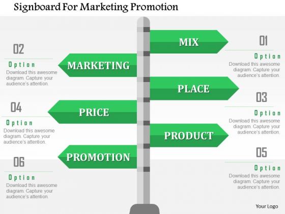 Business Diagram Signboard For Marketing Promotion Presentation Template Business Diagram Signboard For Marketing Promotion Presentation Template