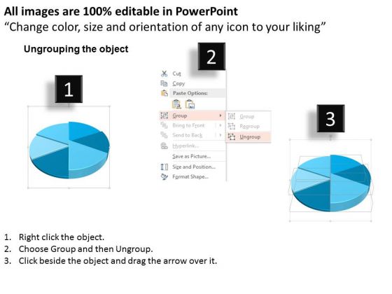 business_diagram_six_staged_3d_pie_graph_for_result_analysis_presentation_template_2