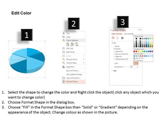 business_diagram_six_staged_3d_pie_graph_for_result_analysis_presentation_template_3