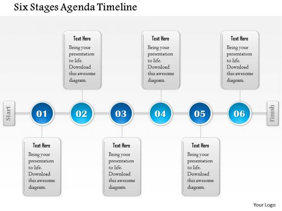 Business Diagram Six Stages Agenda Timeline Presentation Template Business Diagram Six Stages Agenda Timeline Presentation Template