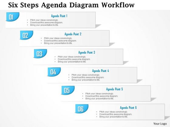 Business Diagram Six Steps Agenda Diagram Workflow Presentation Template Business Diagram Six Steps Agenda Diagram Workflow Presentation Template