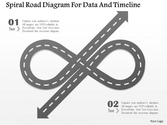 Business Diagram Spiral Road Diagram For Data And Timeline Presentation Template Business Diagram Spiral Road Diagram For Data And Timeline Presentation Template