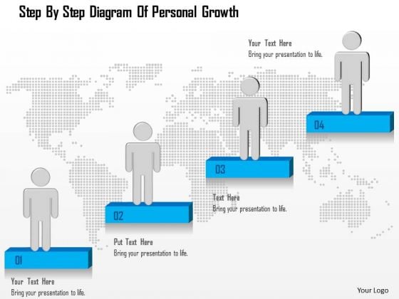 Business Diagram Step By Step Diagram Of Personal Growth Presentation Template Business Diagram Step By Step Diagram Of Personal Growth Presentation Template