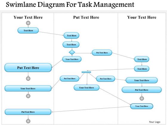 Business Diagram Swimlane Diagram For Task Management Presentation Template Business Diagram Swimlane Diagram For Task Management Presentation Template