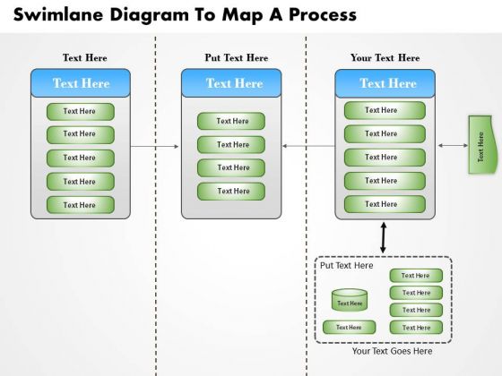 Business Diagram Swimlane Diagram To Map A Process Presentation Template Business Diagram Swimlane Diagram To Map A Process Presentation Template