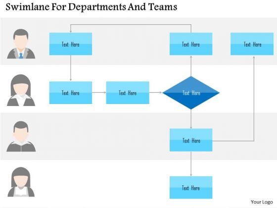 Business Diagram Swimlane For Departments And Teams Presentation Template Business Diagram Swimlane For Departments And Teams Presentation Template